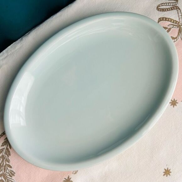 Pastel Blue Arita Precious Jewel Japanese Restaurant Ware Serving Platter - Picture 9 of 9